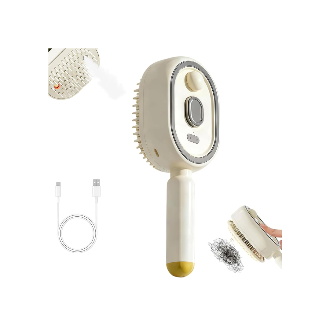 peine de masaje electrico con vapor