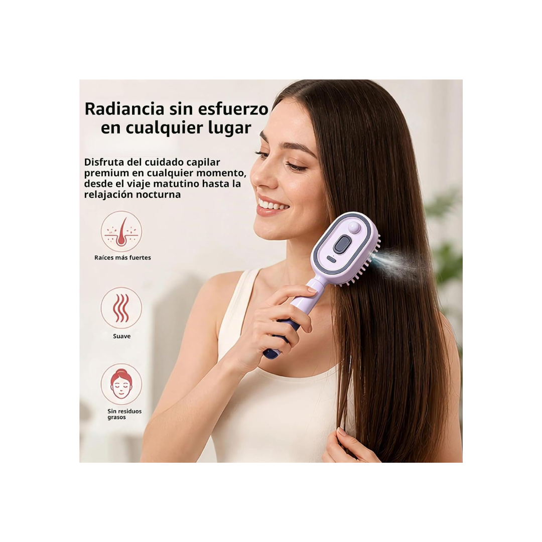 peine de masaje electrico con vapor